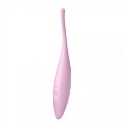 Vibrador Clitoriano Curvo Satisfyer Cor de Rosa