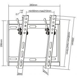 Suporte LED/PLASMA 13/42" - Cabletech