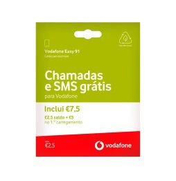 Cartão SIM Vodafone Easy 91 2023