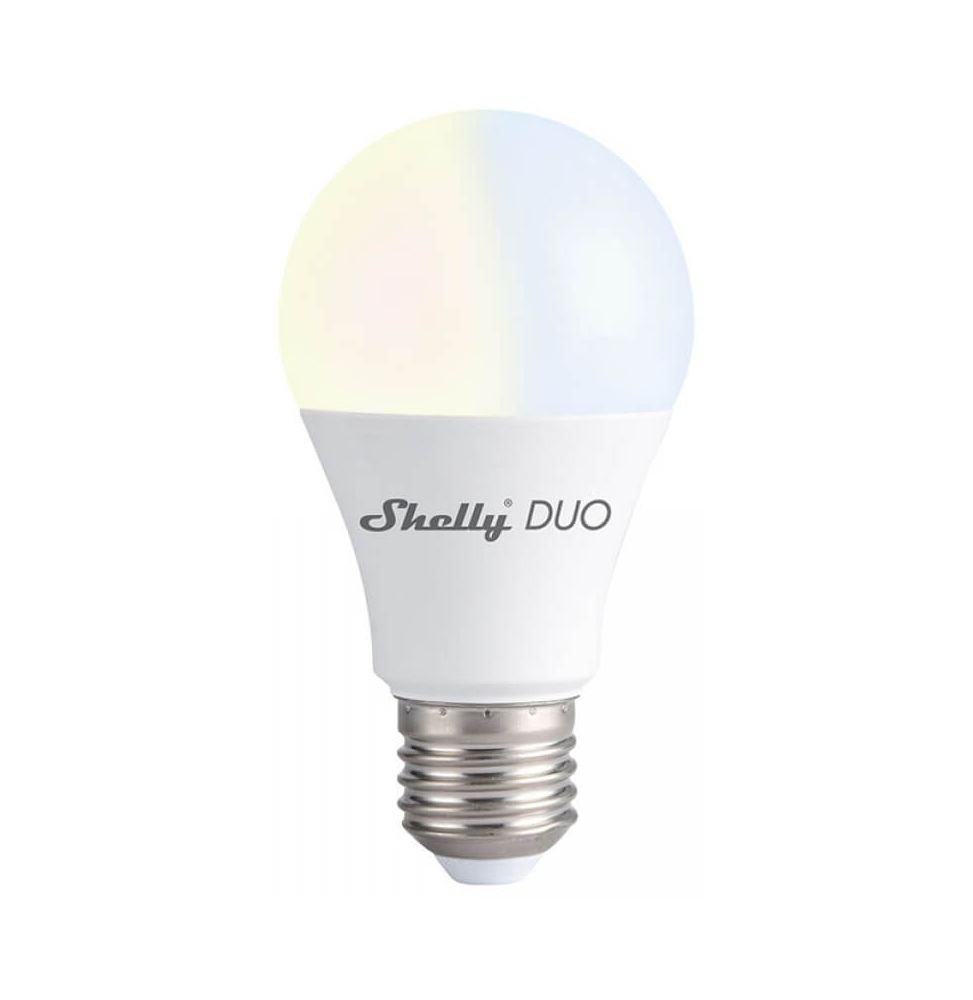 Lâmpada LED Duo E27 A60 Smart Wi-Fi 9W 2700~6500K 800Lm - Shelly Duo