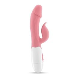 VIBRADOR COM ESTIMULADOR DE CLITÓRIS MOCHI ROSA E LUBRIFICANTE À BASE DE ÁGUA INCLUÍDO CRUSHIOUS