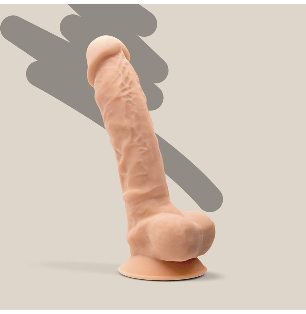 DILDO PREMIUM SILICONE TESSUDO 9' BAUNILHA CRUSHIOUS