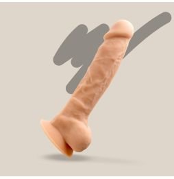 DILDO PREMIUM SILICONE TESSUDO 9' BAUNILHA CRUSHIOUS