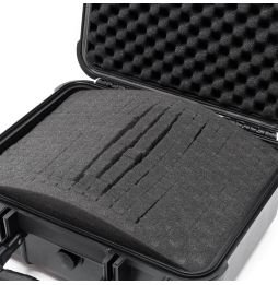 Mala de proteção para equipamentos Câmera Hard Case Box preto M 35x29.5x15cm