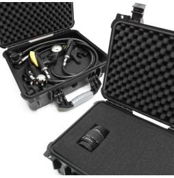 Mala de proteção para equipamentos Câmera Hard Case Box preto M 35x29.5x15cm