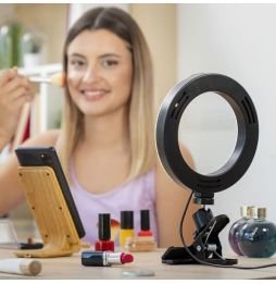 Aro de Luz Selfie com Pinça de Suporte Lumahoop InnovaGoods