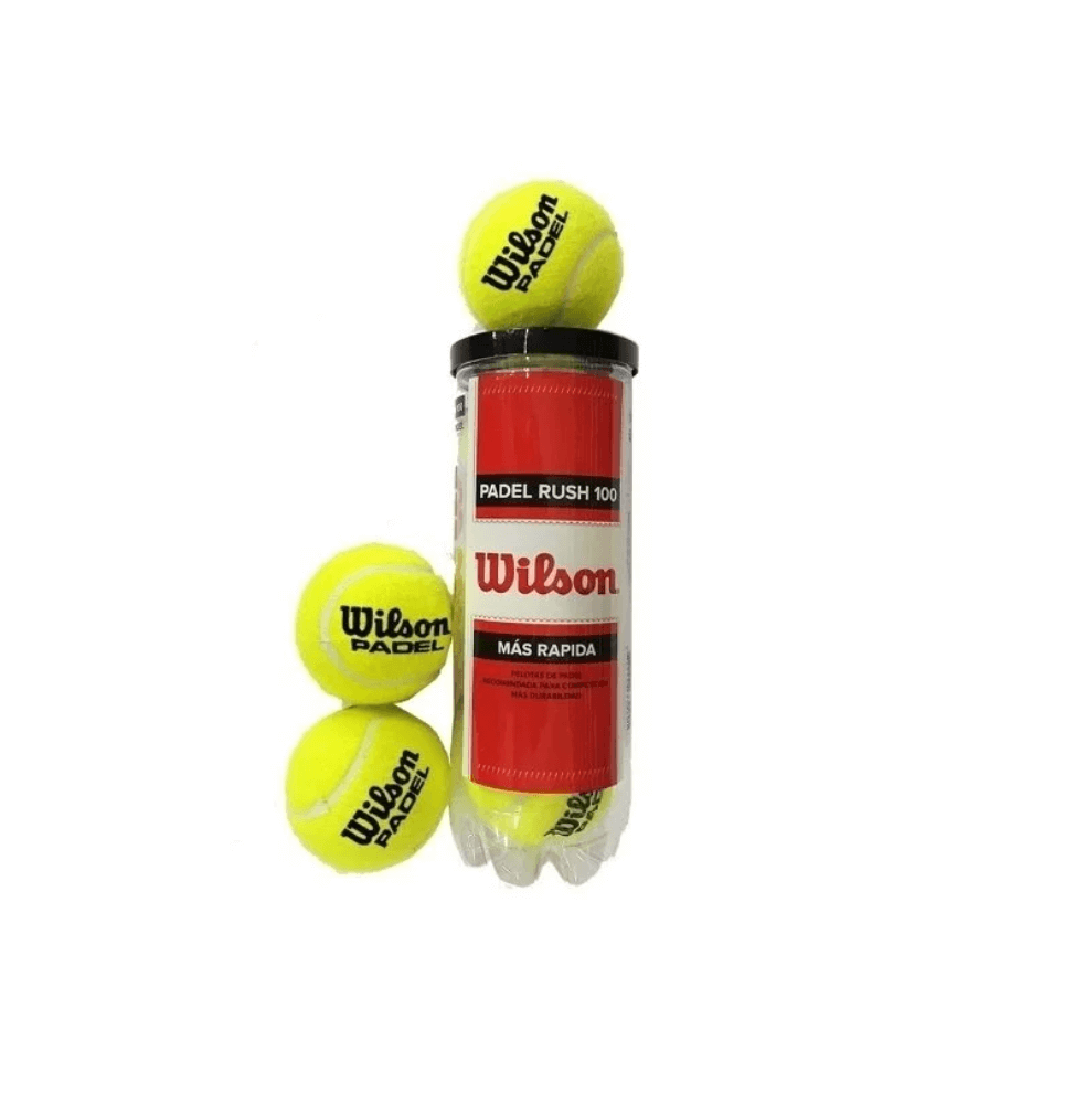 Tubo 3 Bolas de Padel Wilson 'Rush 100'