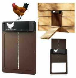 Porta automática para galinheiros