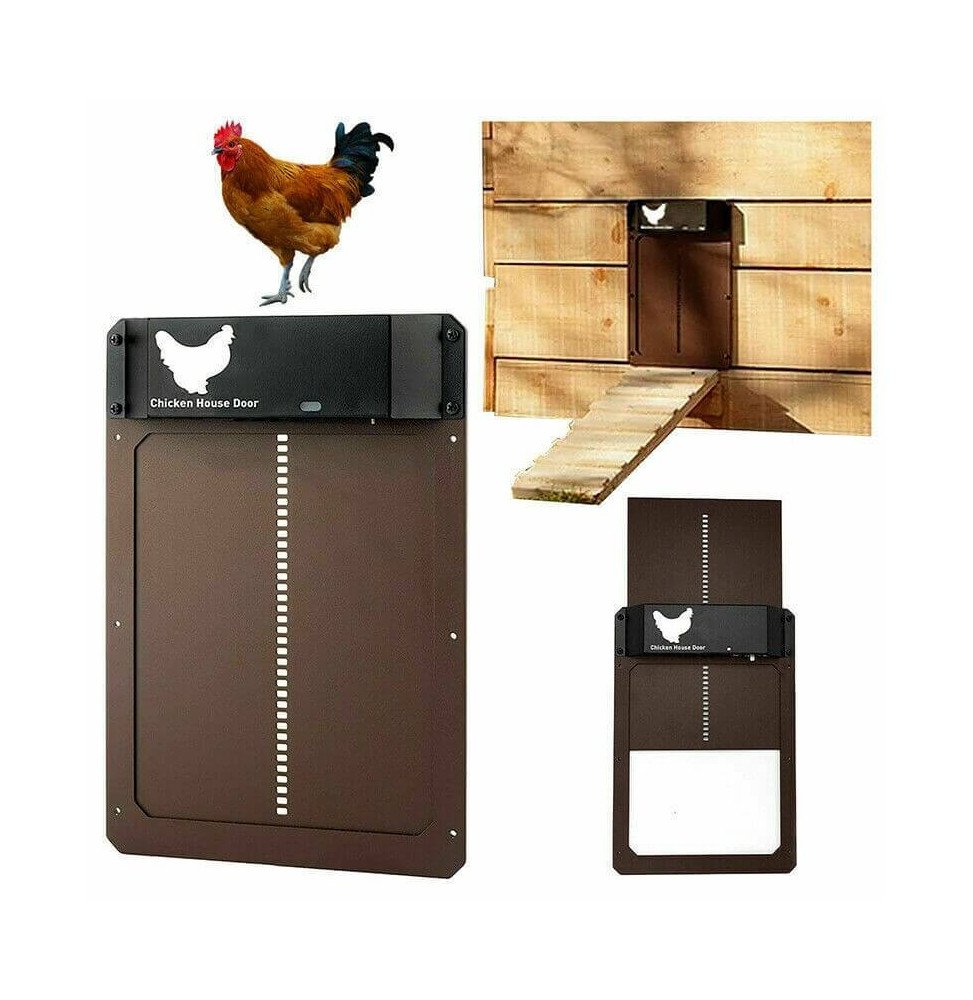 Porta automática para galinheiros