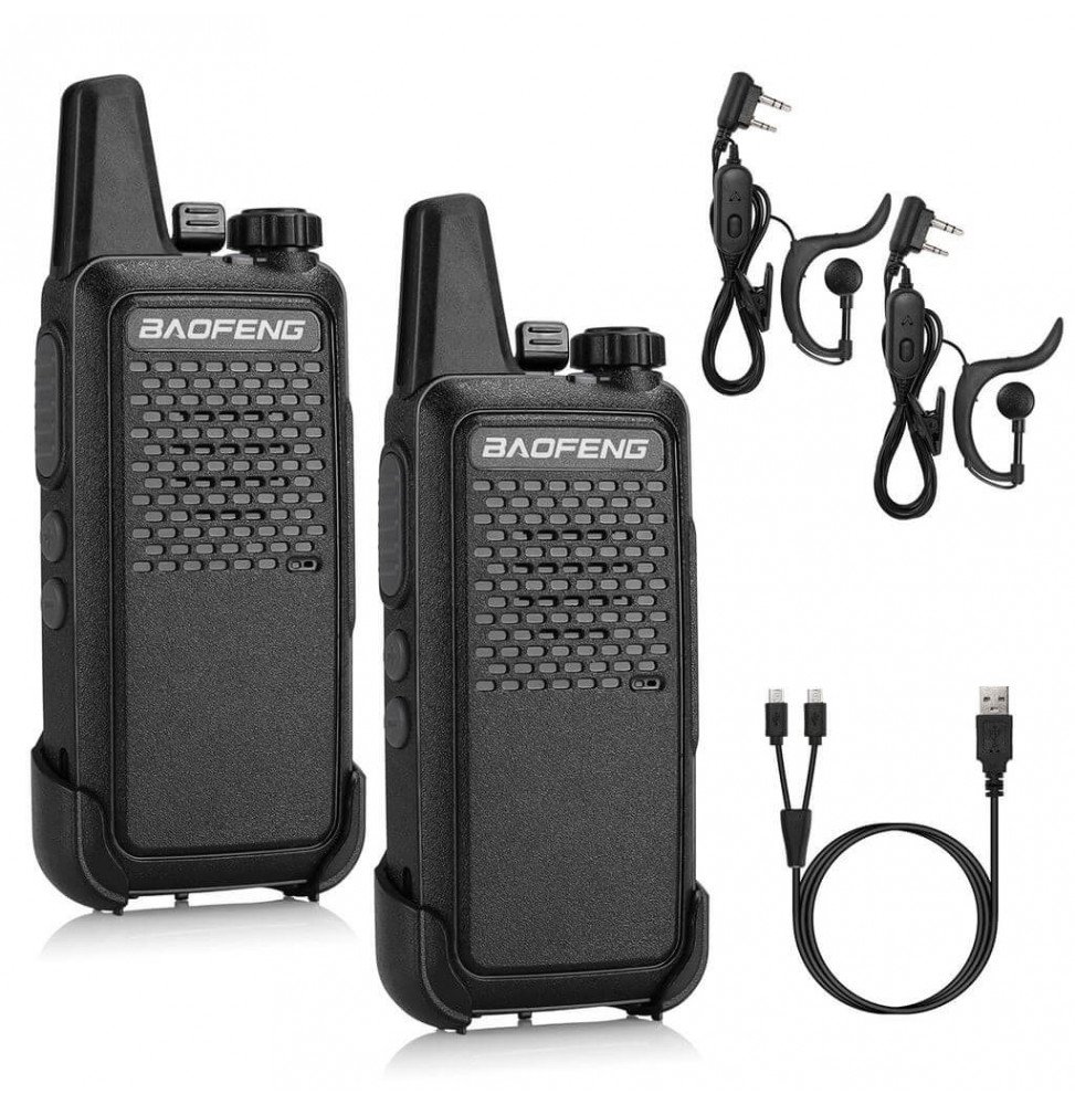 Pack 2uni Baofeng  GT-22 0,5W PMR RADIO