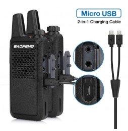 Pack 2uni Baofeng  GT-22 0,5W PMR RADIO